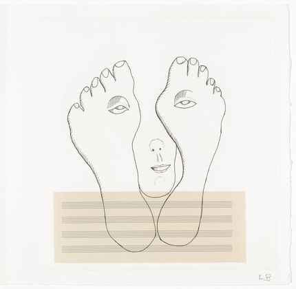 Louise Bourgeois. Untitled, plate 3 of 5, from the illustrated book, Metamorfosis. 1999