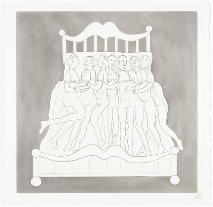 Louise Bourgeois. Untitled, plate 5 of 5, from the illustrated book, Metamorfosis. 1999