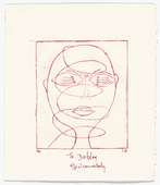 Louise Bourgeois. Spiraling Eyes, frontispiece, from the illustrated book, Les &Eacute;ditions du Solstice: Annuaire de la D&eacute;cennie, 1989-1999. 1999
