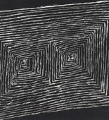 Louise Bourgeois. Has the Day Invaded the Night, or Has the Night Invaded the Day?, no. 5 of 9, component A, from the series, What Is the Shape of This Problem? 1999