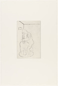 Louise Bourgeois. Untitled, plate 9 of 14, from the portfolio, Autobiograhpical Series. 1993