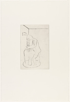 Louise Bourgeois. Untitled, plate 9 of 14, from the portfolio, Autobiograhpical Series. 1993