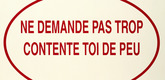 Louise Bourgeois. Ne Demande Pas Trop Contente Toi de Peu. 2004