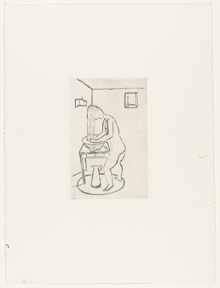 Louise Bourgeois. Untitled, plate 9 of 14, from the portfolio, Autobiographical Series. 1993