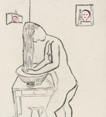Louise Bourgeois. Untitled, plate 9 of 14, from the portfolio, Autobiographical Series. 1993