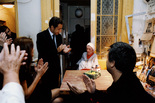 Louise Bourgeois. Louise Bourgeois accepting the French Legion of Honor award presented by President Nicolas Sarkozy at the artist's home in 2008
