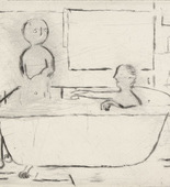 Louise Bourgeois. Untitled, plate 5 of 14, from the portfolio, Autobiographical Series. 1993