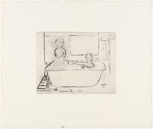 Louise Bourgeois. Untitled, plate 5 of 14, from the portfolio, Autobiographical Series. 1993