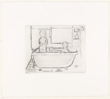 Louise Bourgeois. Untitled, plate 5 of 14, from the portfolio, Autobiographical Series. 1993