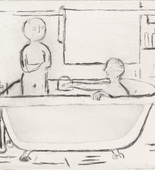 Louise Bourgeois. Untitled, plate 5 of 14, from the portfolio, Autobiographical Series. 1993