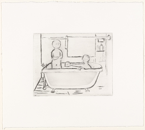 Louise Bourgeois. Untitled, plate 5 of 14, from the portfolio, Autobiographical Series. 1993