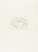 Louise Bourgeois. Untitled, no. 7 of 12, from the portfolio, Anatomy. 1989-1990