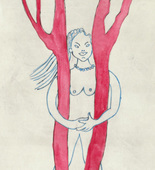 Louise Bourgeois. Embracing the Tree. 2000