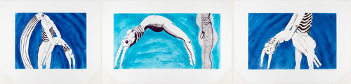 Louise Bourgeois. Triptych for the Red Room. 1994