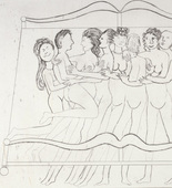 Louise Bourgeois. Eight in Bed. 1998