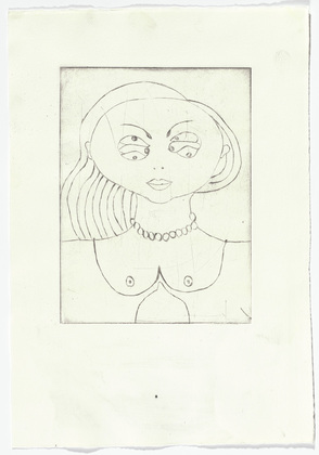 Louise Bourgeois. Insomnia, frontispiece, from the illustrated book, Louise Bourgeois: The Insomnia Drawings. 2000