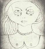 Louise Bourgeois. Insomnia, frontispiece, from the illustrated book, Louise Bourgeois: The Insomnia Drawings. 2000