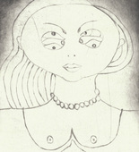 Louise Bourgeois. Insomnia, frontispiece from the illustrated book, Louise Bourgeois: The Insomnia Drawings. 2000