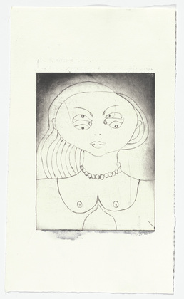 Louise Bourgeois. Insomnia, frontispiece from the illustrated book, Louise Bourgeois: The Insomnia Drawings. 2000