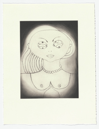 Louise Bourgeois. Insomnia, frontispiece, from the illustrated book, Louise Bourgeois: The Insomnia Drawings. 2000