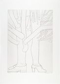 Louise Bourgeois. Untitled, plate 4 of 9, from the portfolio, Topiary: The Art of Improving Nature. 1998