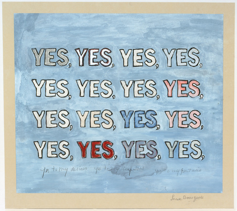 Louise Bourgeois. Yes. 2004