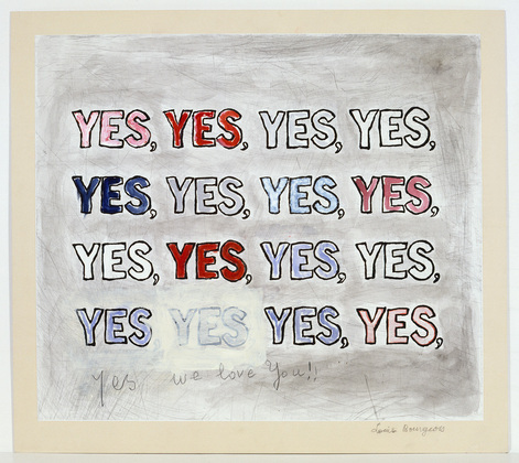 Louise Bourgeois. Yes. 2004