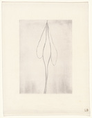 Louise Bourgeois. Untitled, plate 5 of 15, from the series, Nature Study. 2009