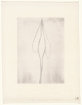 Louise Bourgeois. Untitled, plate 5 of 15, from the series, Nature Study. 2009