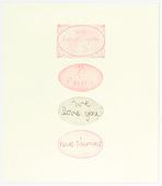 Louise Bourgeois. Untitled, plate 5 of 6, from the portfolio, Together. 2005