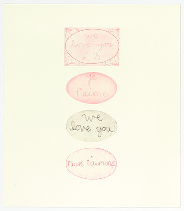 Louise Bourgeois. Untitled, plate 5 of 6, from the portfolio, Together. 2005