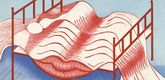 Louise Bourgeois. Le Lit, Gros &Eacute;dredon, Bleu. 1997