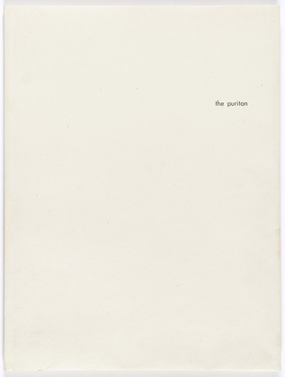 Louise Bourgeois. the puritan. 1990