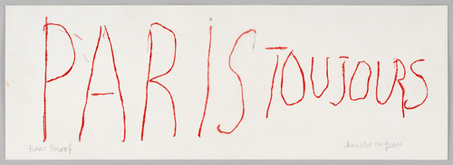 Louise Bourgeois. Paris Toujours. 2006