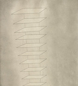 Louise Bourgeois. Untitled, plate 3 of 8, from the illustrated book, the puritan. 1990