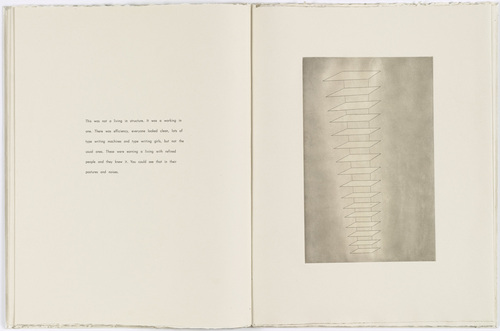 Louise Bourgeois. Untitled, plate 3 of 8, from the illustrated book, the puritan. 1990