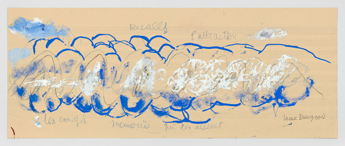 Louise Bourgeois. Untitled, no. 4 of 48 in La Rivi&egrave;re Gentille (set 2), from the series of installation sets (1-3). 2007