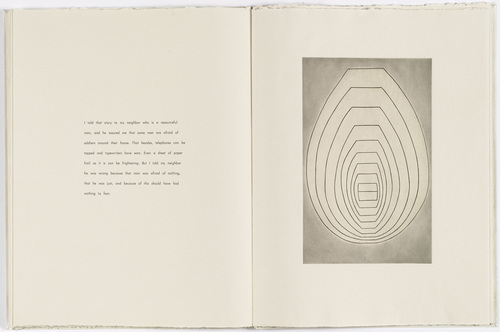 Louise Bourgeois. Untitled, plate 7 of 8, from the illustrated book, the puritan. 1990