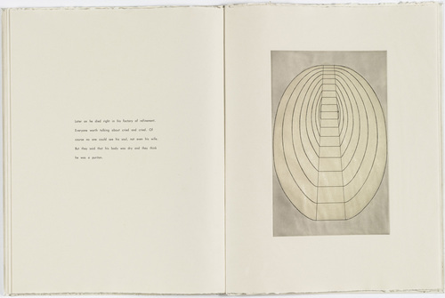Louise Bourgeois. Untitled, plate 8 of 8, from the illustrated book, the puritan. 1990