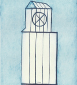 Louise Bourgeois. Plate 1 of 11, from the illustrated book, He Disappeared into Complete Silence, second edition. 1995-2003
