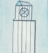 Louise Bourgeois. Plate 1 of 11, from the illustrated book, He Disappeared into Complete Silence, second edition. 1995-2003