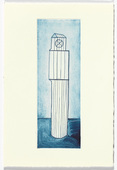 Louise Bourgeois. Plate 1 of 11, from the illustrated book, He Disappeared into Complete Silence, second edition. 1995-2003