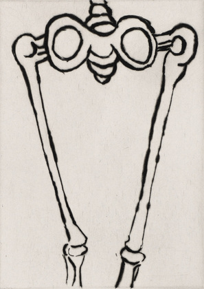 Louise Bourgeois. Untitled, plate 8 of 12, from the portfolio, Anatomy. 1989