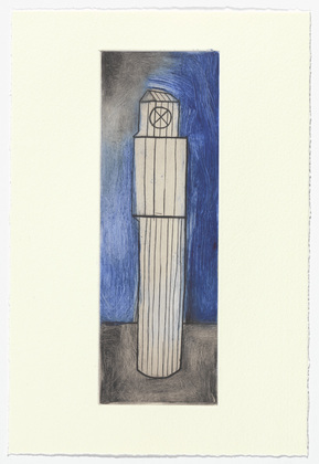 Louise Bourgeois. Plate 1 of 11, from the illustrated book, He Disappeared into Complete Silence, second edition. 1995-2003