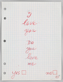 Louise Bourgeois. I Love You Do You Love Me. 1987