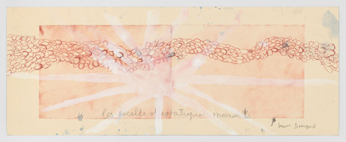 Louise Bourgeois. Untitled, no. 21 of 48 in La Rivi&egrave;re Gentille (set 2), from the series of installation sets (1-3). 2007