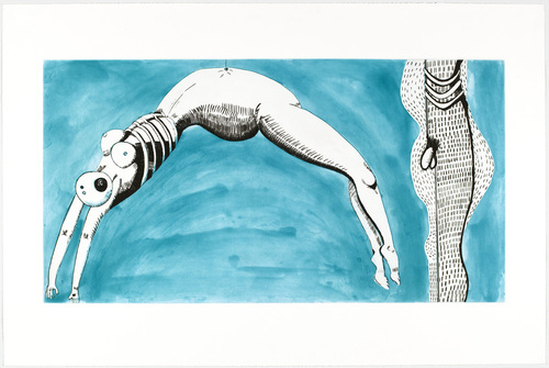 Louise Bourgeois. Triptych for the Red Room. 1994