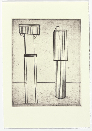 Louise Bourgeois. Plate 2 of 11, from the illustrated book, He Disappeared into Complete Silence, second edition. 1995-2003