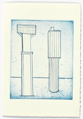Louise Bourgeois. Plate 2 of 11, from the illustrated book, He Disappeared into Complete Silence, second edition. 1995-2003