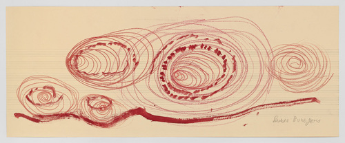 Louise Bourgeois. Untitled, no. 25 of 48 in La Rivi&egrave;re Gentille (set 2), from the series of installation sets (1-3). 2007